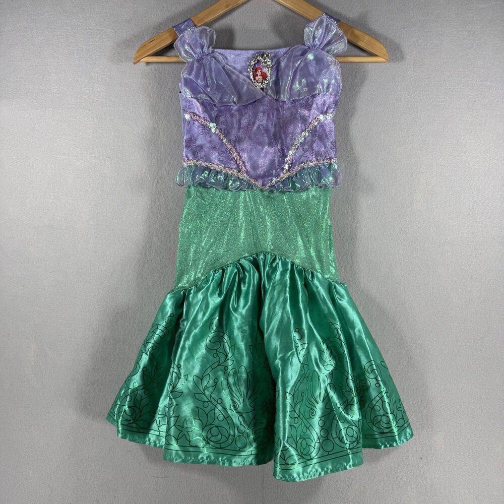 Disney Princess Ariel Little Mermaid Girls Costume Dress Size 3T-4T Halloween